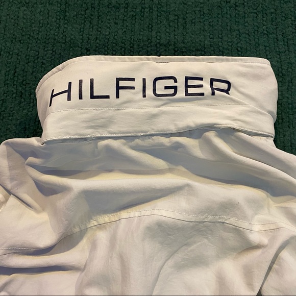White Tommy Hilfiger Puff Windbreaker Jacket - Picture 5 of 6
